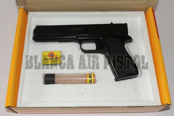 Blanca Full Metal BB & Pellet Air Pistol Cal. .177 Black - Image 3