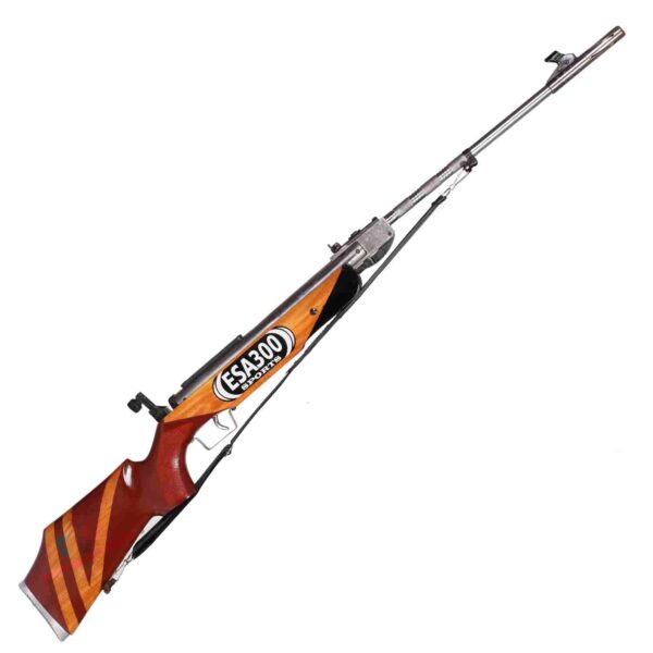 ESA 300 wooden stock Chrome Barrel Air gun .177