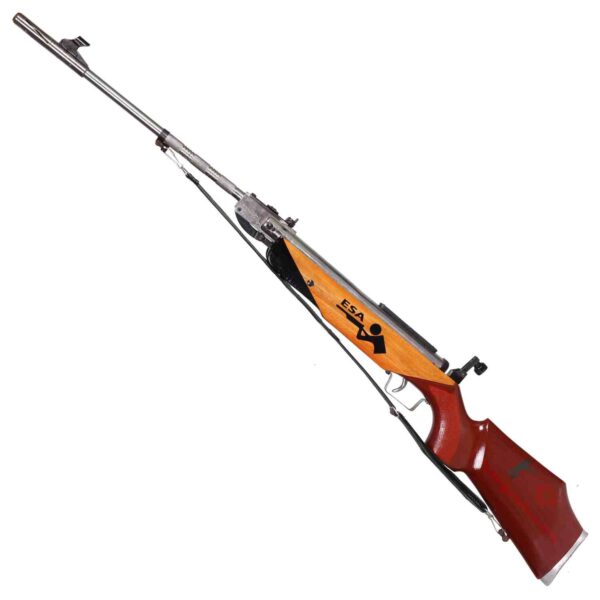 ESA 300 wooden stock Chrome Barrel Air gun - Image 2
