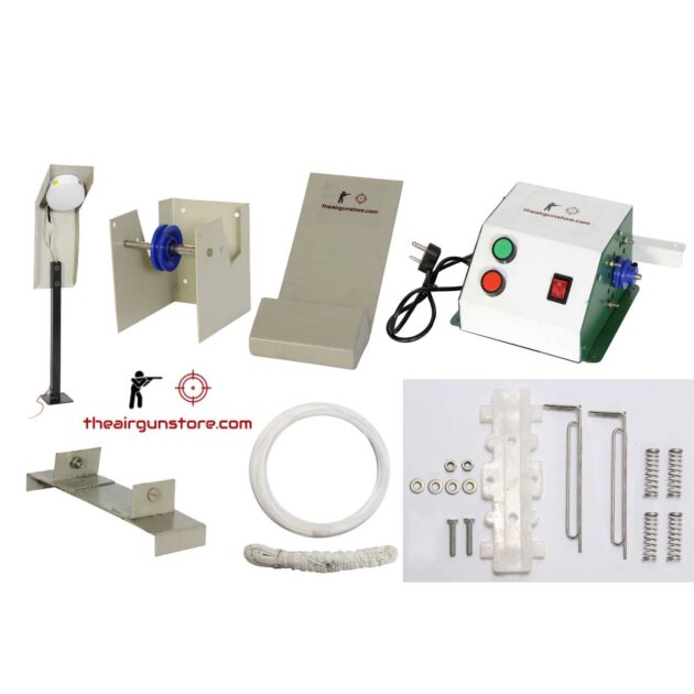 Electric Target Trolley Complete set with Pellet Catcher Assembly