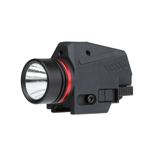 Pistol LED Flashlight Red Laser Sight - Pistol-Rifle